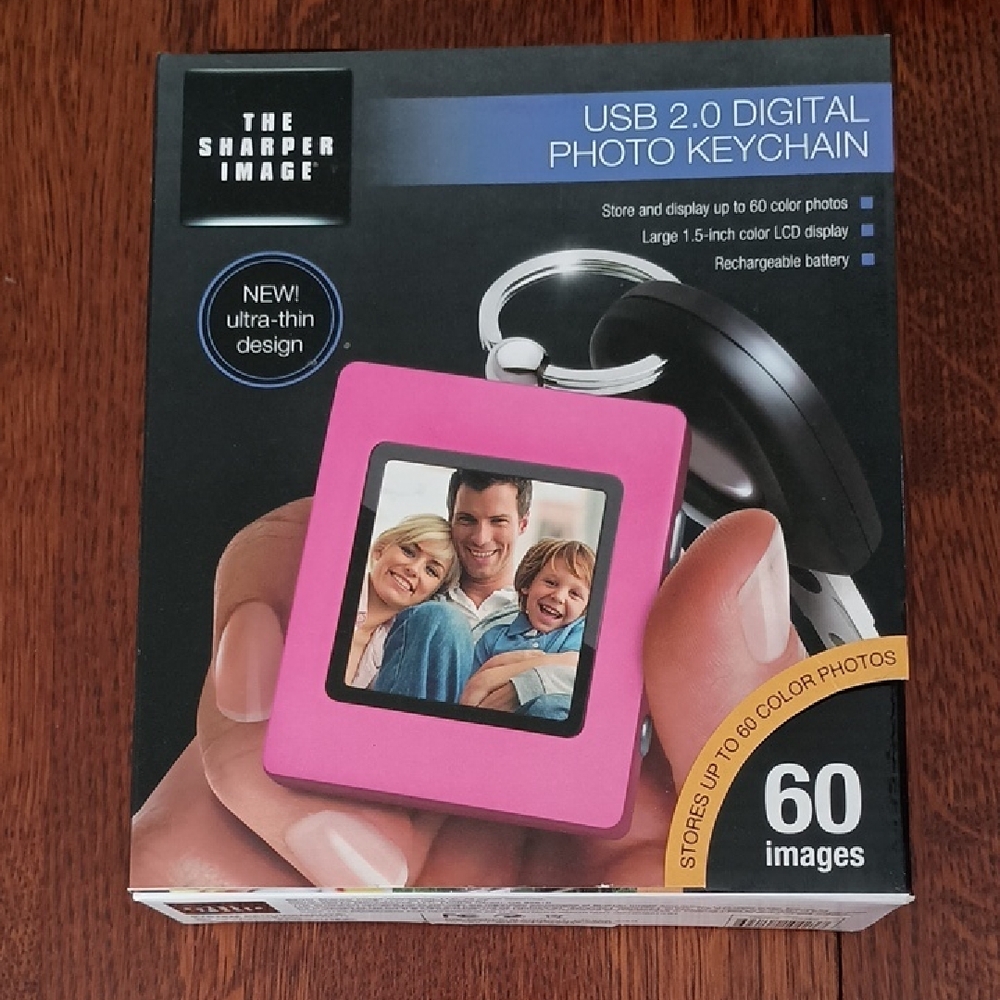 Sharper Image USB 2.0 Digital Photo Keychain Use In School Locker (b255)
